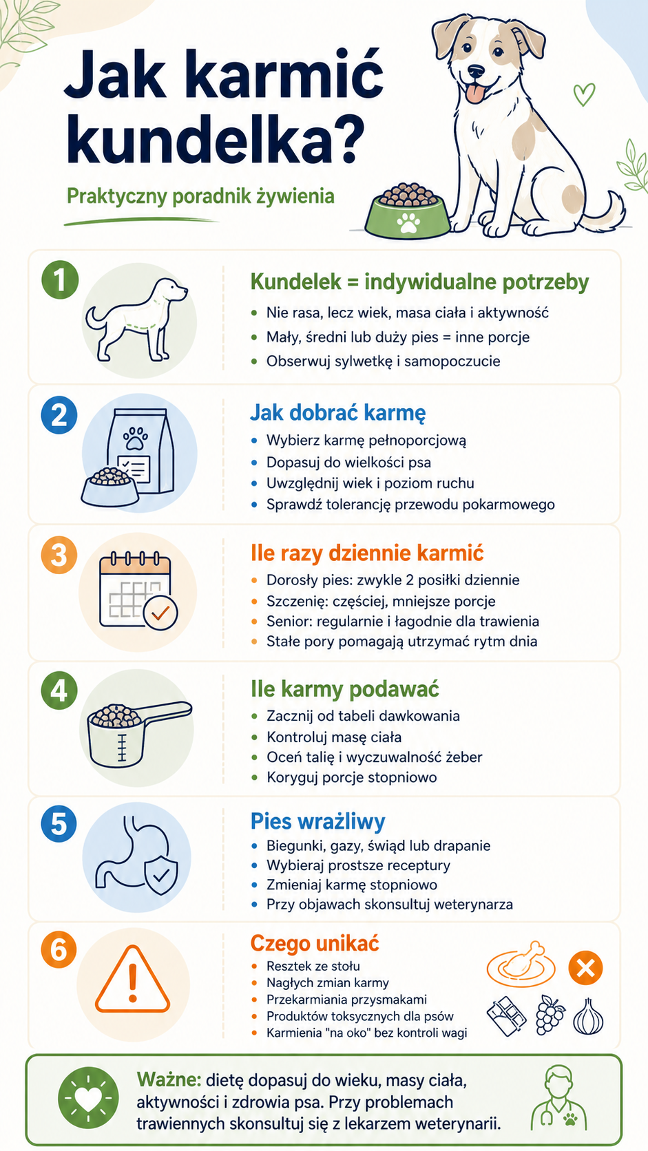 Jak karmić kundelka - poradnik